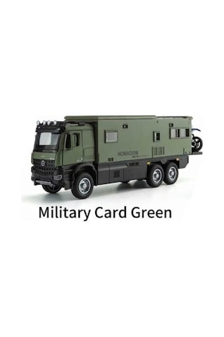 Xhd-b3217 -vardem Çek Bırak Işıklı Ve Sesli Model Motorlu Karavan 1:24 Çok Renkli
