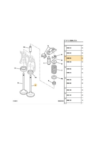 Takım Subap Partner Berlingo 8v Dw10 45184519-094895-094996