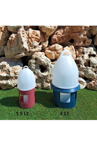 2 Li Set Güvercin Suluğu 1,5 Lt Ve 5 Lt Kuş Suluğu Kuş Suluk Civciv Suluğu Civciv Suluk Bıldırcın