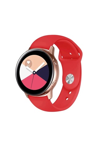 Watch 20mm Klasik Kordon - Kırmızı Çok Renkli