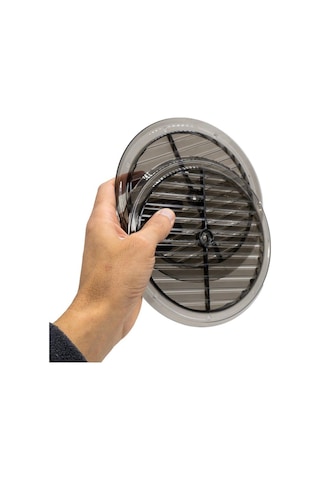 6488 Doğalgaz Cam Menfezi 180 Mm - Füme