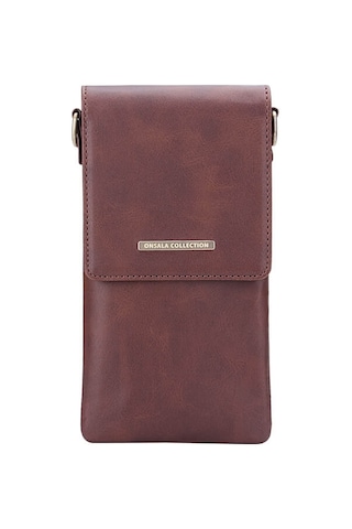 Onsala Boyun Askılı Cep Telefonu Kılıfı Evrensel Kahverengi 120