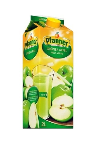 Pfanner 2 Lt Yeşil Elma Meyve Suyu 2 Li Paket