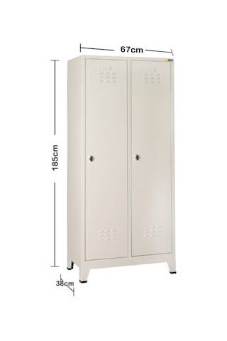 Soyunma Dolabı Metal Ekonomik Gri