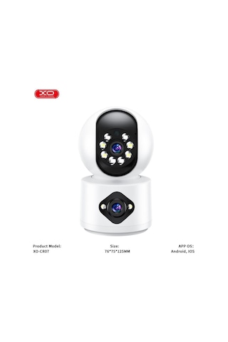 Çift Kameralı 1080p Hd Gece Görüşlü Akıllı Wi-fi Güvenlik Kamerası