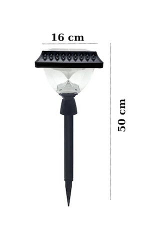 Forlife 50 Watt Solar Dekoratif Çim Saplamalı Bahçe Armatürü