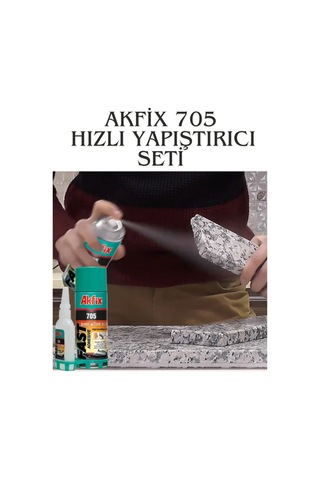 705 Hızlı Yapıştırıcı Seti 400ml + 100gr Büyük Boy Aktivatörlü Mdf Kit Profesyonel Hızlı Yapıştırıcı