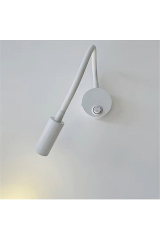 Ulzyvf 3w Led Duvar Lambası, Otel Okuma Işığı, Anahtarlı Usb Kitap Lambası, 2 Adet Beyaz Beyaz