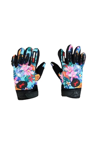 Motoanl Motosiklet Çocuk Eldiveni Tpr Velcro Kids Motor Eldiven Flower