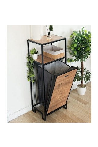 Metal Banyo Mutfak Dolabı Çamaşır Sepeti 6210