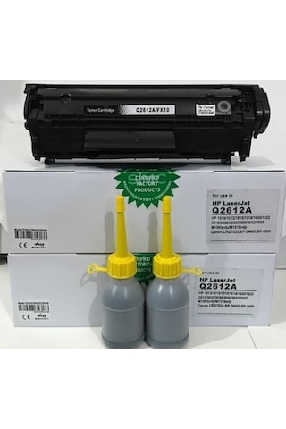 Hp Uyumlu 12A – 1010 Kolay Dolan 2 Li Toner Hp Uyumlu 12A – 1010 Kolay Dolan 2 Li Toner