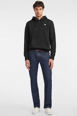Guess Erkek Siyah Iconic Sweatshirt Siyah