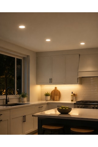 18w Slim Panel Led Spot Beyaz Işık İç Çap 20,5 Cm Dış Çap 22 Cm 1530 Lümen 2 Adet Gün Işığı