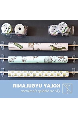 Orta Boy Şeffaf Askı, Pratik Kullanım İçin 100