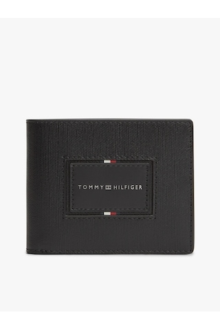 Tommy Hilfiger Th Foundatıon Mını Cc Wallet Erkek Siyah Cüzdan - Am0am14505