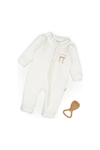 Babycosy Organic Wear Bebek Tulum %100 Organik Pamuk , Bebek - Yenidoğan- Csy8151 Taş