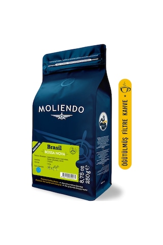 Moliendo Finest Coffee Brasil Bossa Nova Yöresel Öğütülmüş Filtre Kahve 250 G