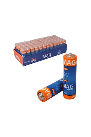 Mag Batteries Mg-26171 Karbon Çinko Aa 60'lı Paket Kalem Pil Aa,r6 Um-3