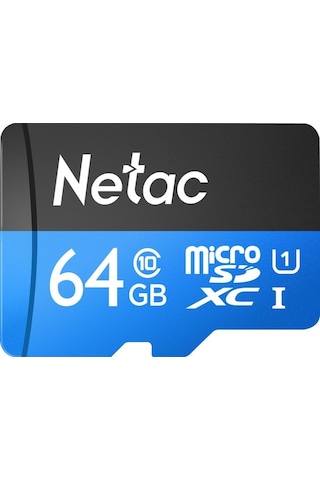 Novahub Netac P500 64gb Micro Sd Kart - 80mb/s Hızlı, Su Geçirmez, Dayanıklı Hafıza Kartı