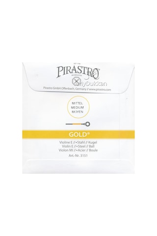 Pirastro Gold E (Mi) Tek Tel Keman Teli