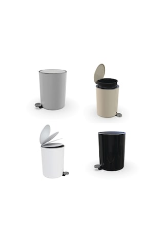 Primanova Lenox Pedallı Çöp Kovası 5 L Siyah