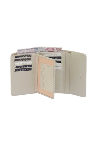Tergan Bej Deri Kadın Cüzdan - S1cb00005788-b57 Bej