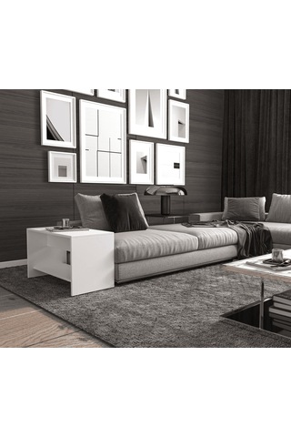 Luna Orta Sehpa - Beyaz