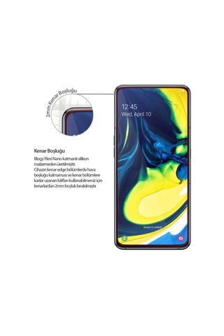 Blogy Galaxy A80 İle Uyumlu Flexi Nano Ekran Koruyucu
