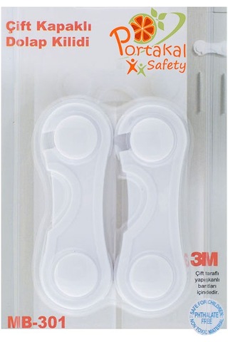 Portakal Safety Dolap-Kapak Kilidi*2Adet Çok Renkli