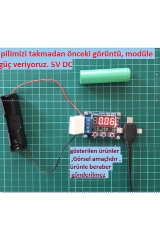 Zb2L3 18650 Lityum Pil Kapasite Ölçer Test Cihazı Deşarj