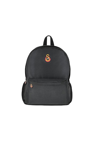 Galatasaray Nakış Logo Detaylı Sırt Çantası Siyah