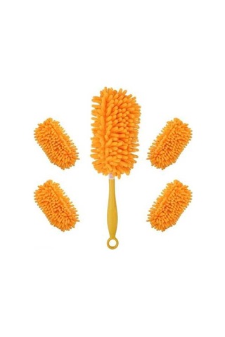 Fortunelane Yeniden Kullanılabilir Mikrofiber Toz Temizleyici Takma Uç, 4 Adet