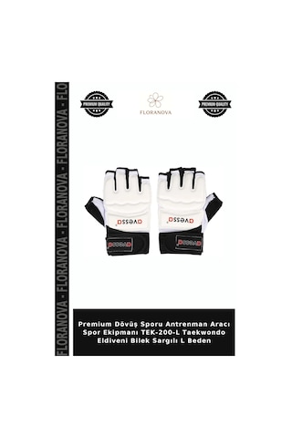 Premium Dövüş Sporu Antrenman Aracı Spor Ekipmanı Tek-200-l Taekwondo Eldiveni Bilek Sargılı L Beden Çok Renkli