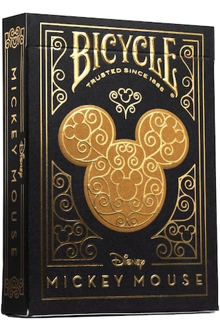 Bicycle Disney Mickey Mouse Black And Gold Premium Oyun Kağıdı İs