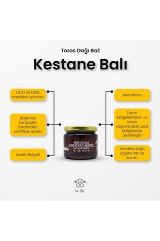 Toros Dağı Kestane Balı 400 G