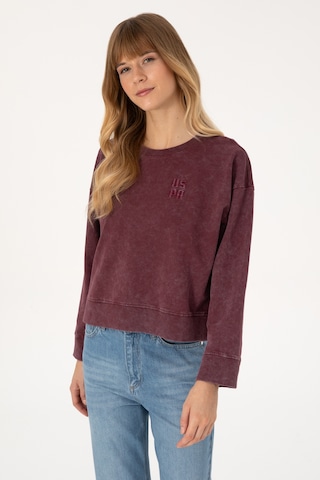 U.s. Polo Assn. Kadın Plum Sweatshirt 50314186-vr177 New Plum