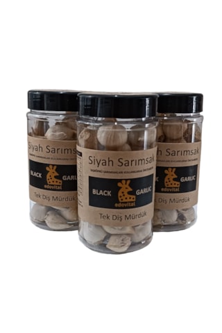 Edovital Siyah Sarımsak Tek Diş Mürdük 3 x 150 G
