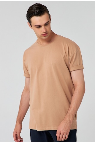 D's Damat Ds Damat Comfort Bej %100 Pamuk T-shirt 6HC14ORT02006 Bej