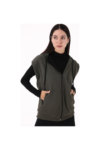 Scorp Impact Reversible Kadın Çift Taraflı Yelek Haki Standart Çok Renkli