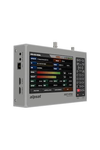 Alpsat As07stca-4k Dvb S-s2/t-t2/c/j.83b /ısdb-t Combo Sinyal Analizörü