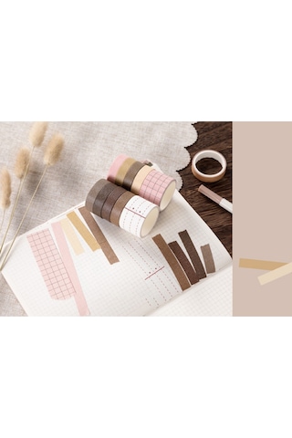 Xindoker Japon Kağıdından 2 Metre Bant, 10'lu Paket, Hafif Ve Kullanışlı Tasarım