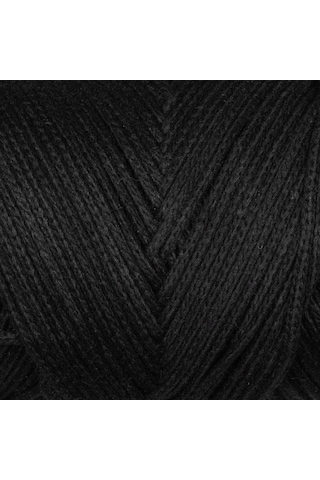 Premium Makrome Ipi 3mm 200gr 120m Örgü Ipi - Siyah