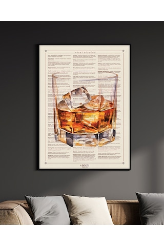Anason İşleri Viski Sözlüğü Poster 50x70cm