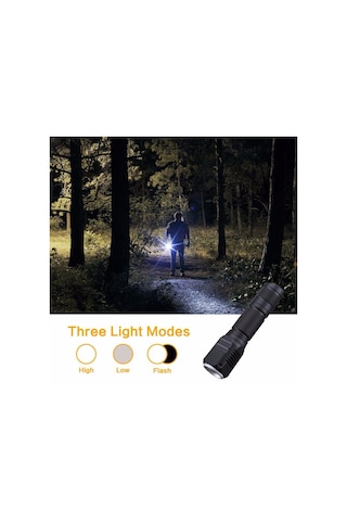 F.B.i F-82 T6 Led Zoomlu 2000 Lm Yüksek Işık Şarjlı Çok Renkli
