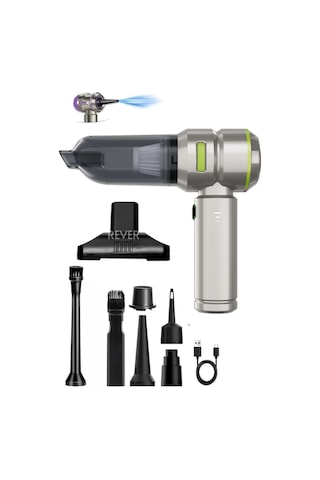 Harvox Araç İçi Kablosuz Şarjlı Mini Süpürge Ve Üfleme Fan