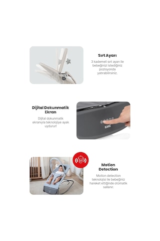 Robin Bej Elektrikli Ana Kucağı 0-15 Kg Taşıma Kapasitesi İle Isofix Özellikli Rahat Kullanım