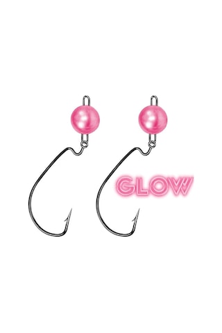 Avlivari Hareketli Jig Head Ofset Glow Kanca 5 Gr