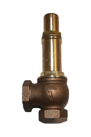 FP M82 PN16 1″ Bronz/Pirinç Emniyet Tahliye Vanası 5-10 bar – Basınçlı Hava ve Su Sistemleri için