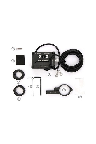 Gub G-85E Usb Şarj Edilebilir Motosiklet - Bisiklet Telefon Tutucu Montajlı Bisiklet Gidon Genişletici 12-24V - Siyah