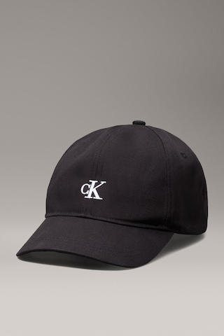 Calvin Klein Iu0ıu00150-monogram Baseball Cap Standart Kalıp Düz Siyah Çocuk Şapka-16385